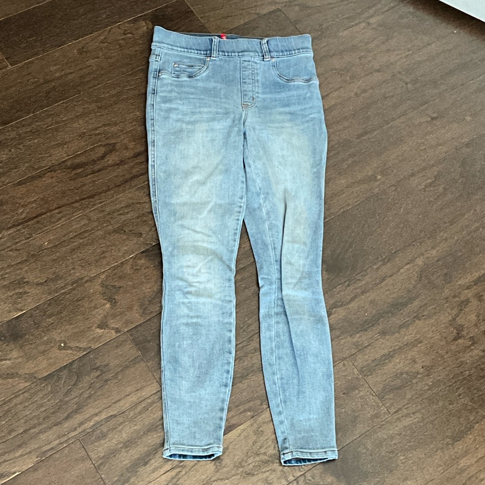 SPANX Light Wash Skinny Jeans